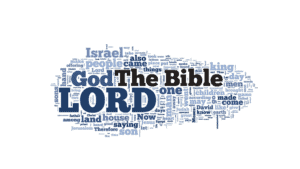 Word cloud showcasing God's word and discipleship for everyone.