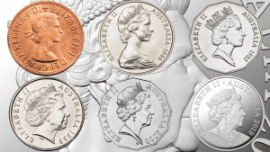 [img] Australian coins with Queen’s profile