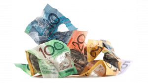 [img] crumpled Australian bank notes